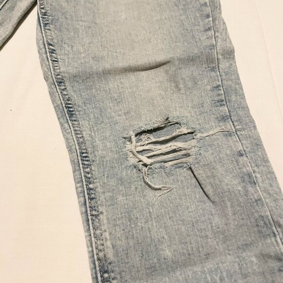 Gap High Rise Universal Leggings Distressed Jeans Womens Size 30 - Picture 7 of 16